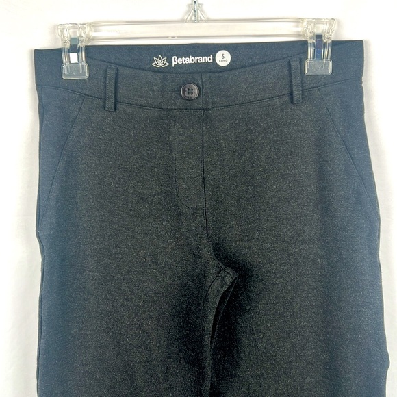 Betabrand Woman’s Black/Gray Stretchy Dress Pants Size‎ Small Long - Picture 2 of 7
